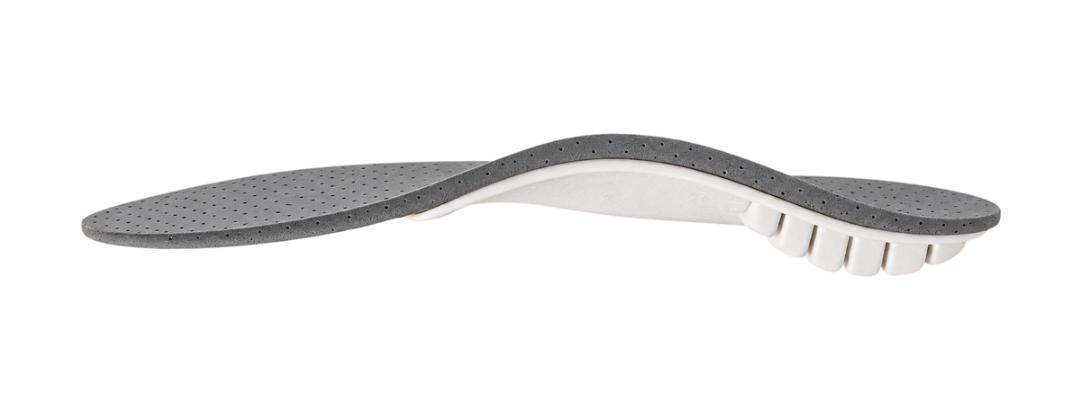 Semelle Solea Multi 3D : profil, cambrure et coque 3D · face-laterale