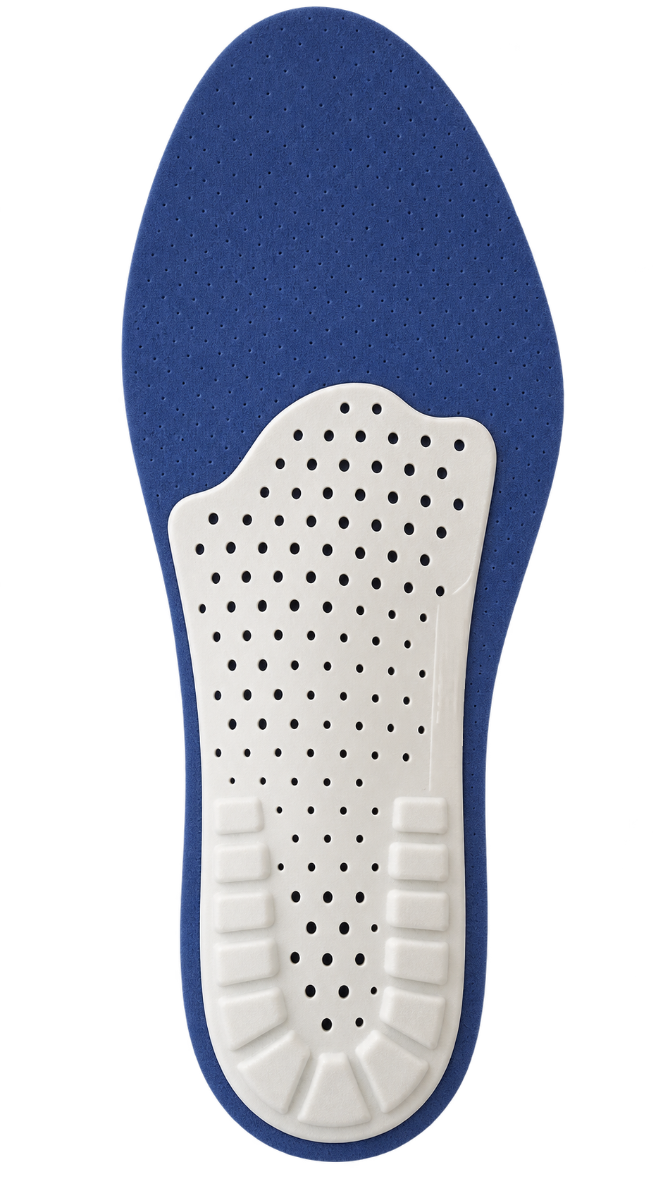 Semelle Solea Winter 3D : coque 3D alvéolaire, vue de dessous · face-coque