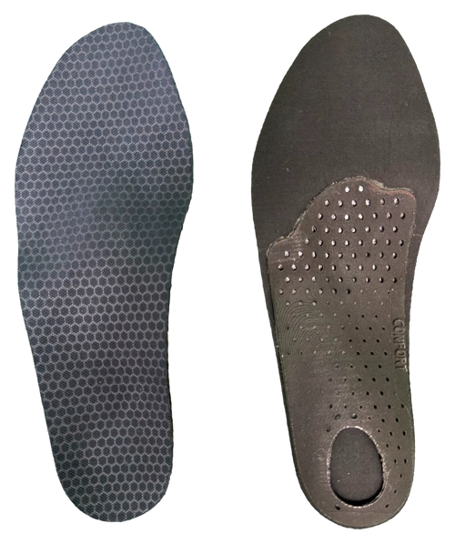 Semelle Solea Confort 3D — paire vue de dessus, structure imprimée en 3D