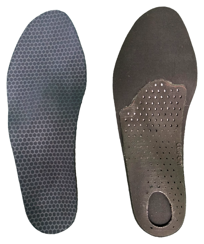 Solea Trail 3D — semelle running et trail imprimée en 3D, vue de dessus